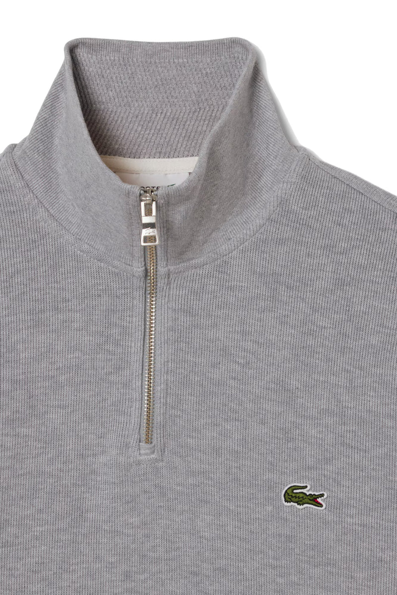 Carica immagine in Galleria Viewer, FELPA LACOSTE INTERLOCK A COLLO ALTO CON ZIP 
