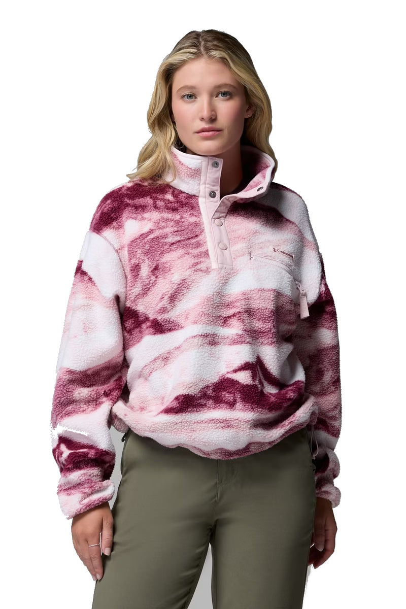 Carica immagine in Galleria Viewer, PILE COLUBIA HELVETIA FANTASIA MEZZA ZIP DONNA 
