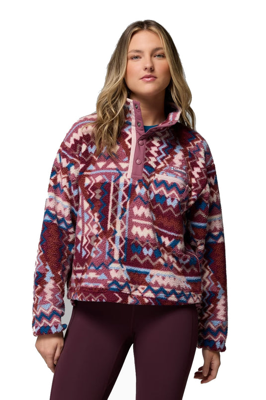 PILE COLUBIA HELVETIA FANTASIA MEZZA ZIP DONNA 