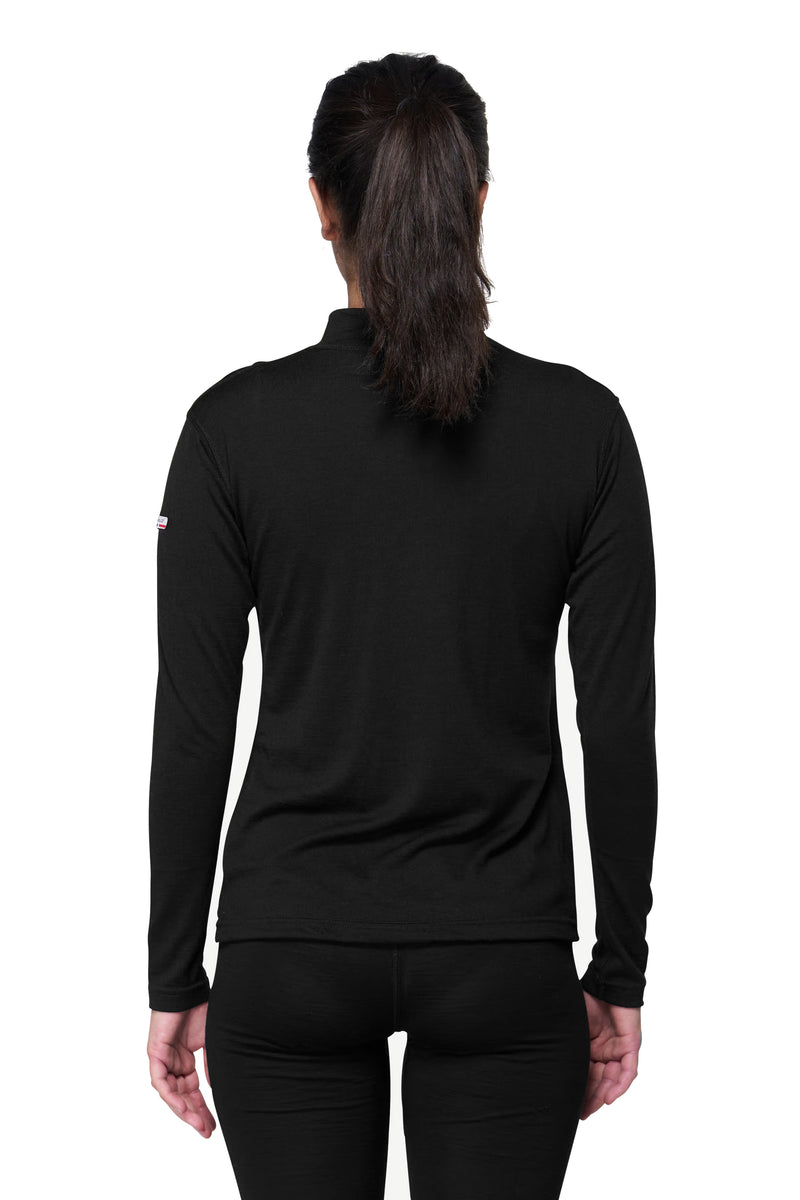 Carica immagine in Galleria Viewer, MAGLIA TERMICA IN LANA MERINO 200g ZIP DEVOLD DONNA 
