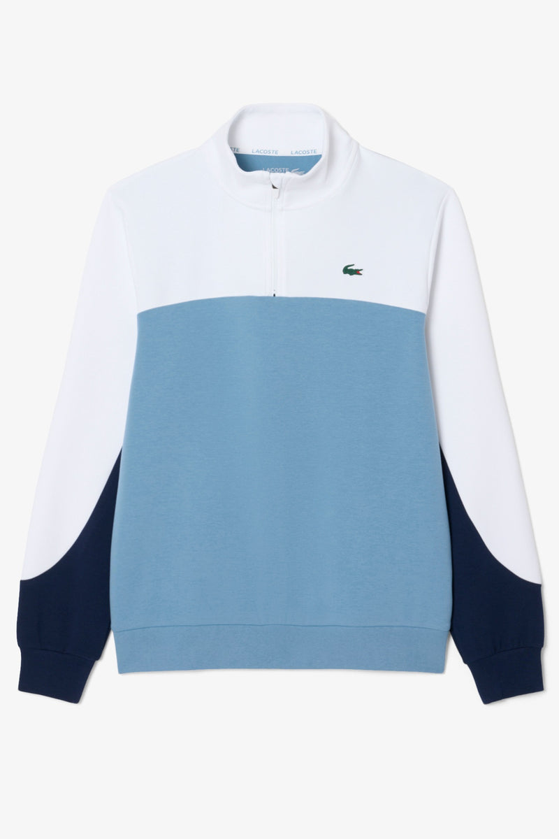 Load image into Gallery viewer, FELPA LACOSTE MEZZA ZIP UOMO TESSUTO TECNICO 
