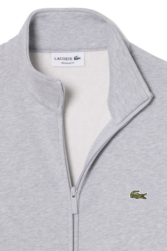 FELPA LACOSTE CON ZIP UOMO 