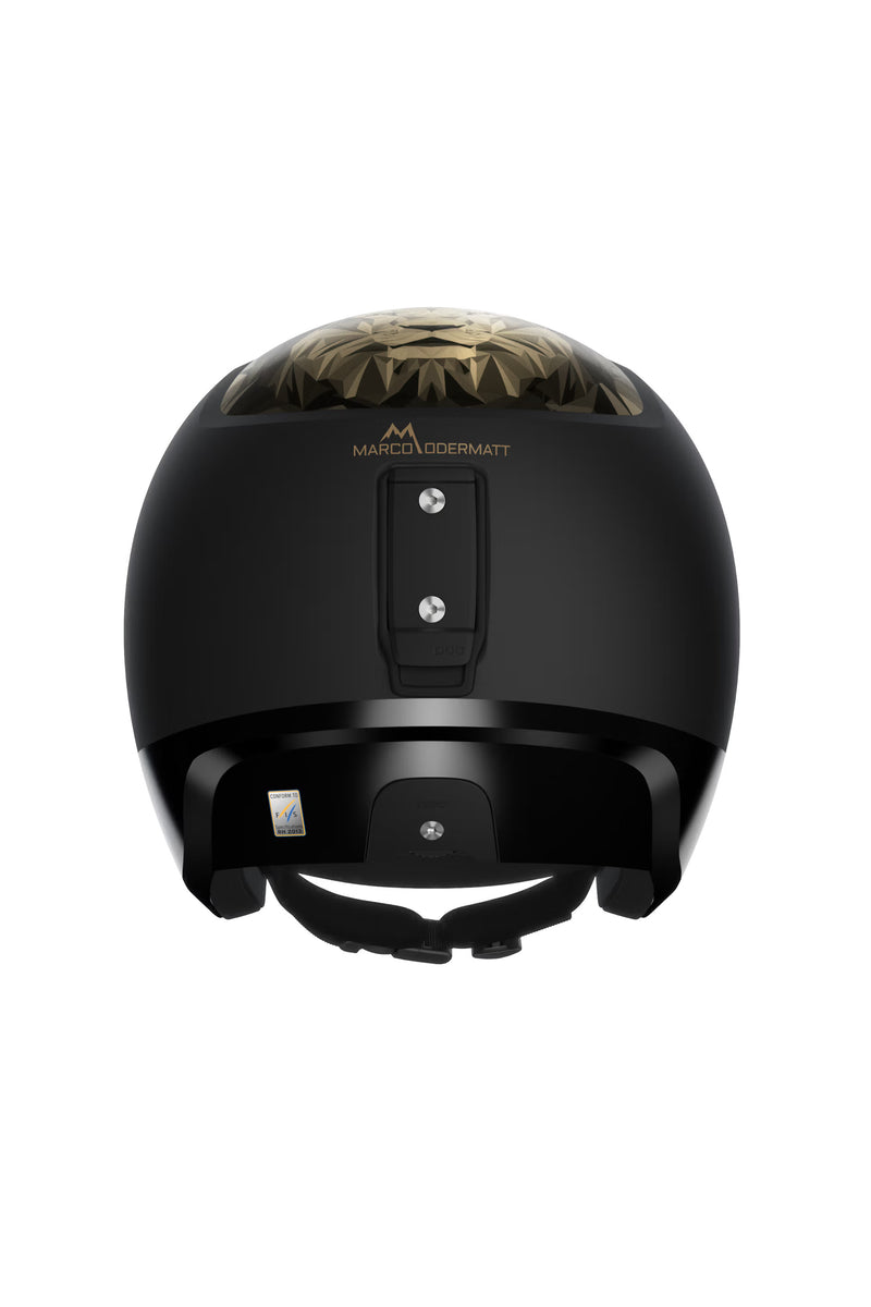 Carica immagine in Galleria Viewer, CASCO POC SKULL DURA JR MARCO ODERMATT NERO ORO 
