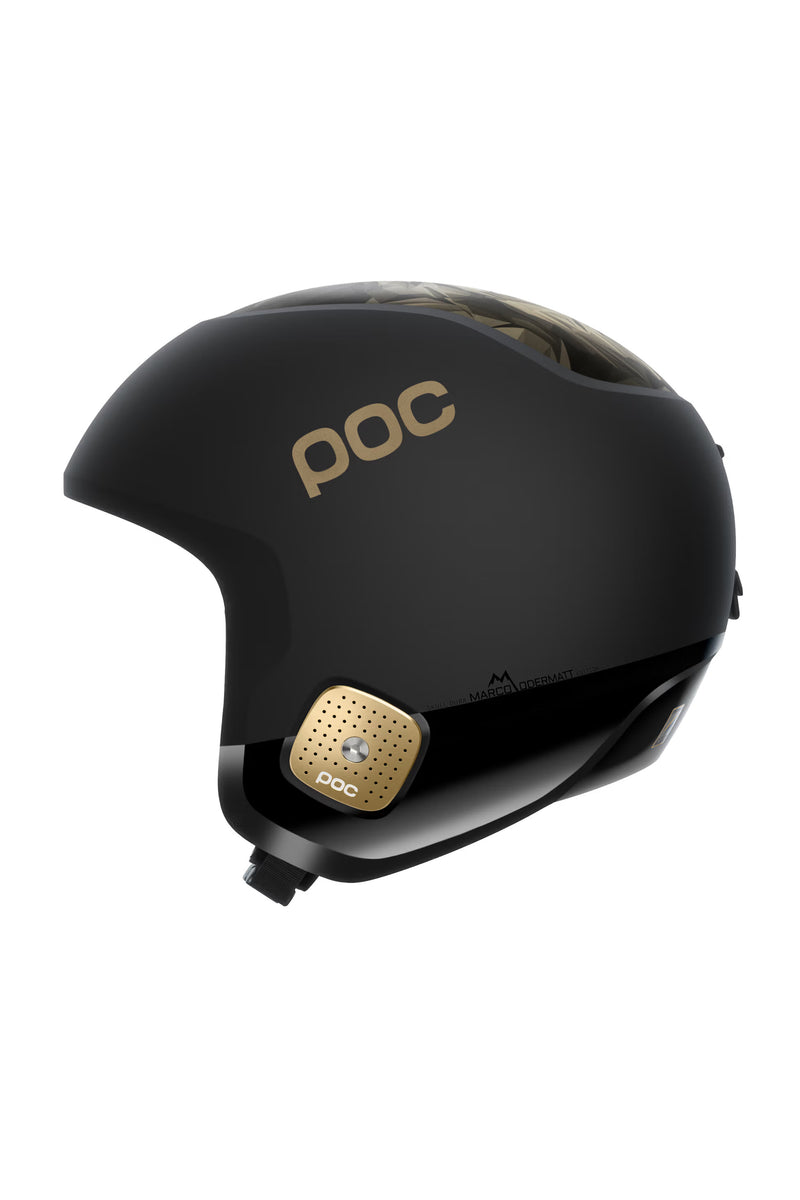 Carica immagine in Galleria Viewer, CASCO POC SKULL DURA JR MARCO ODERMATT NERO ORO 
