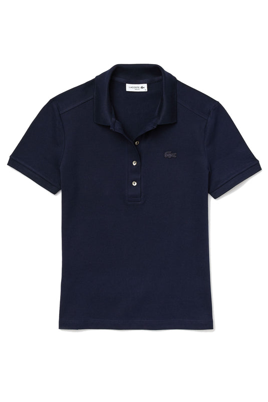 POLO DA DONNA IN PIQUÉ DI COTONE STRETCH LACOSTE SLIM FIT 