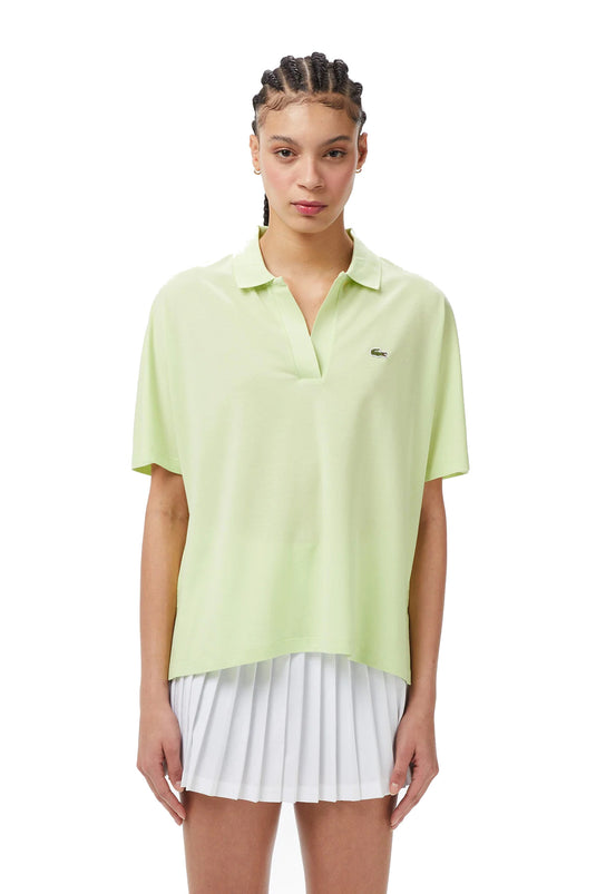 POLO FLUIDA RELAX FIT LACOSTE DONNA 
