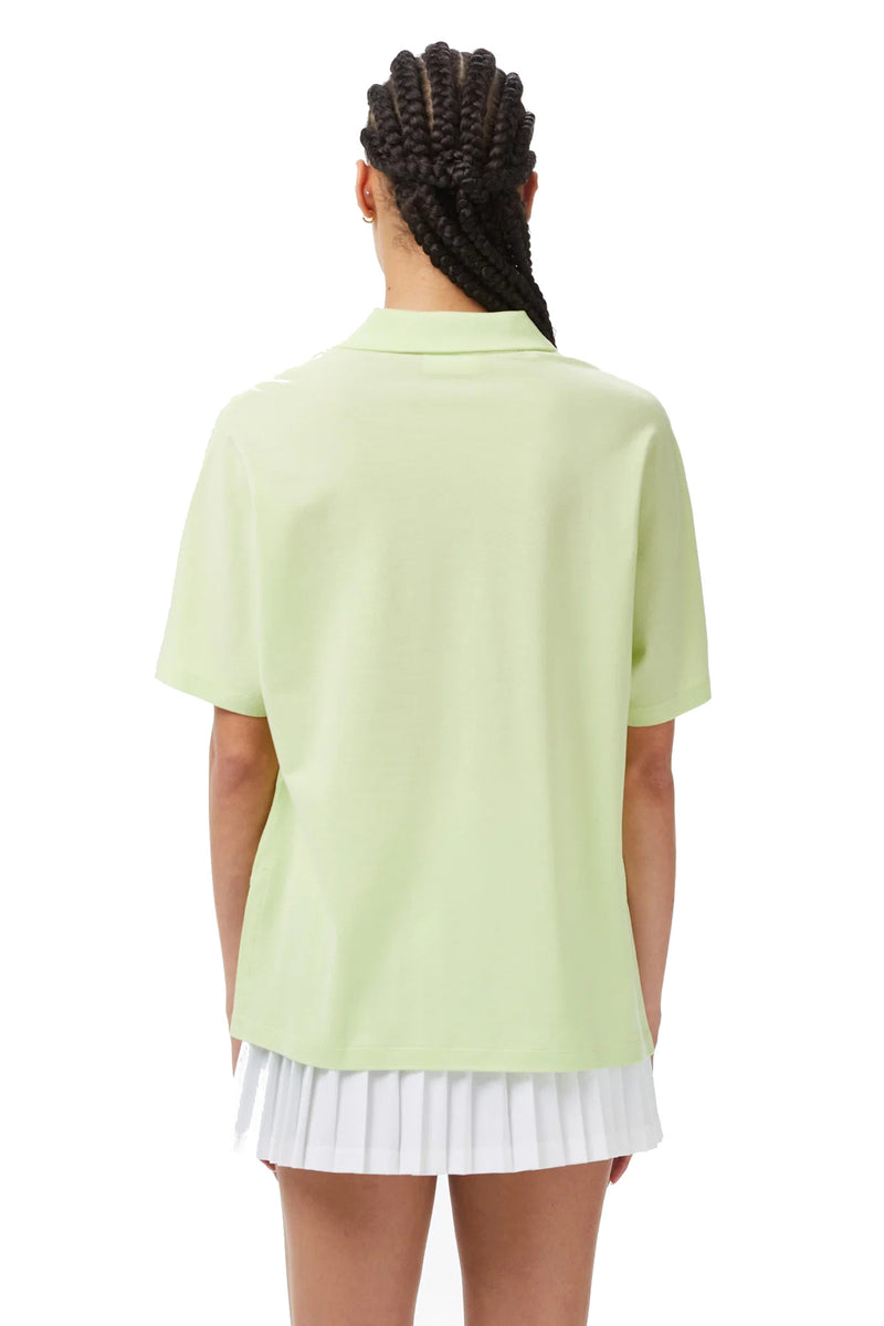 Load image into Gallery viewer, POLO FLUIDA RELAX FIT LACOSTE DONNA 
