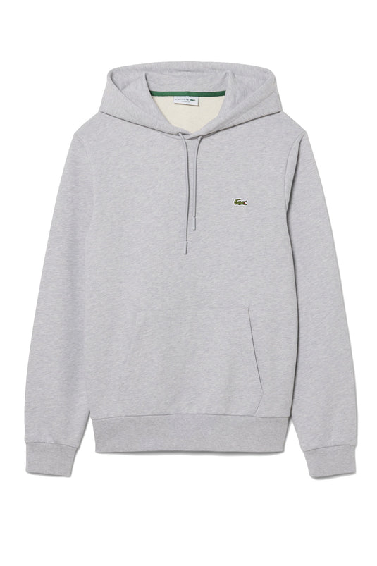 FELPA LACOSTE IN COTONE CON CAPPUCCIO 