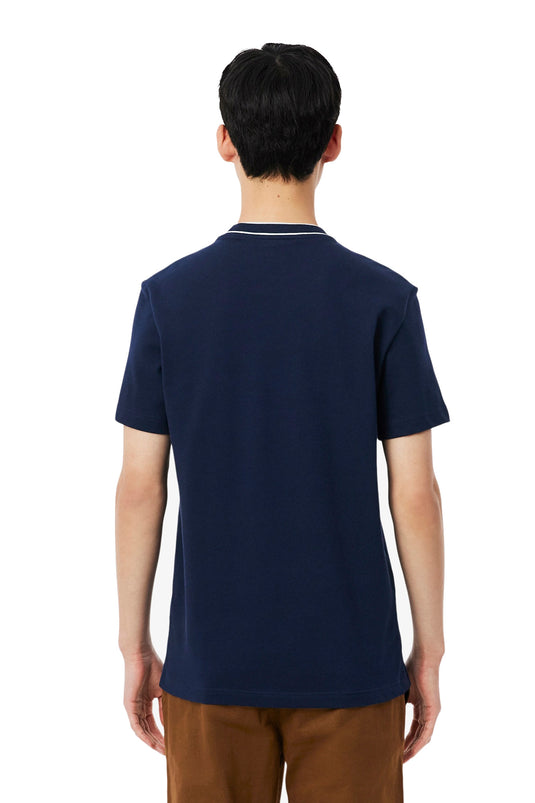 T-SHIRT UOMO LACOSTE GIROCOLLO IN PIQUE' 