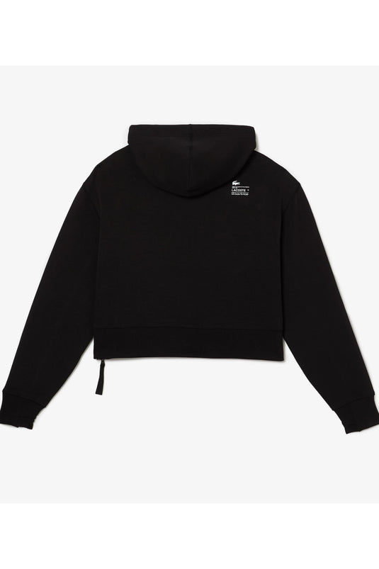 FELPA LACOSTE CORTA CON CAPPUCCIO 