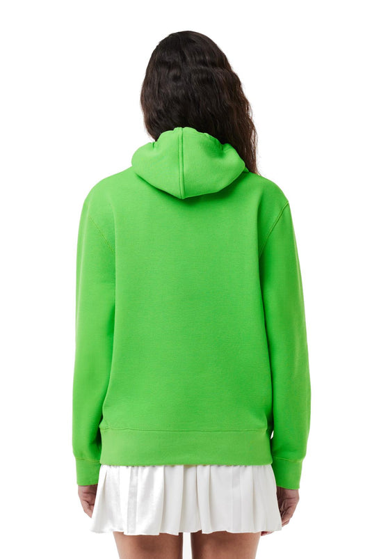 FELPA CON CAPPUCCIO IN PIQUÉ DOUBLE FACE RELAXED FIT 