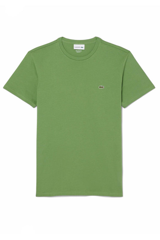T-SHIRT A GIROCOLLO IN COTONE LACOSTE 