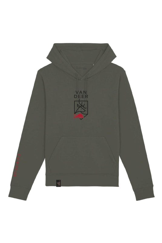 FELPA VAN DEER CAPPUCCIO LOGO 