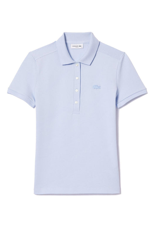 POLO DA DONNA IN PIQUÉ DI COTONE STRETCH LACOSTE SLIM FIT 
