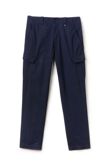 SLIM FIT CARGO PANTS IN TWILL 