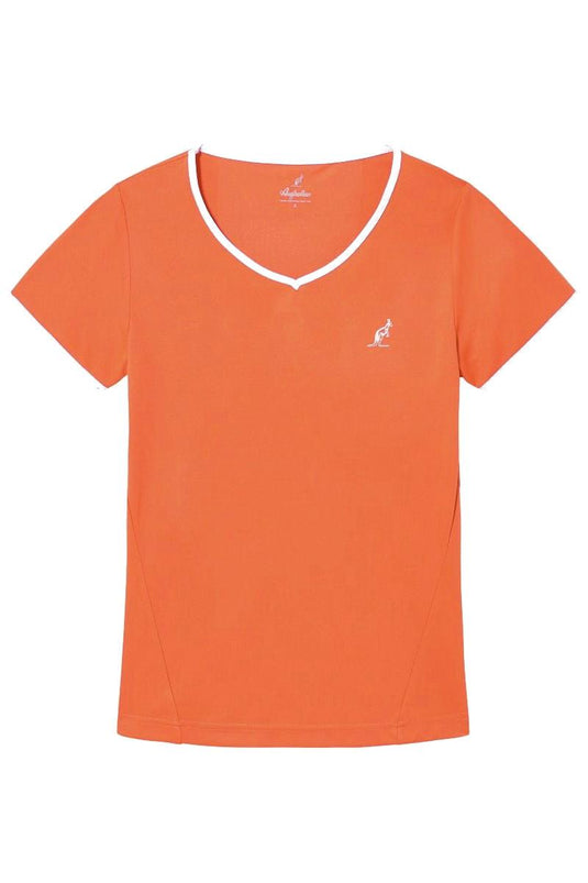 SLIT BACK T-SHIRT: AUSTRALIAN TENNIS 