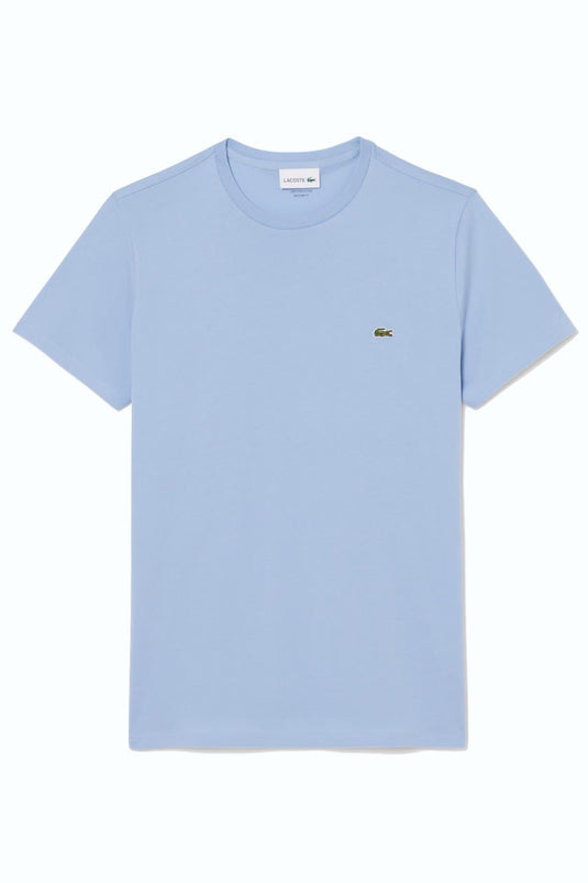 T-SHIRT A GIROCOLLO IN COTONE LACOSTE 