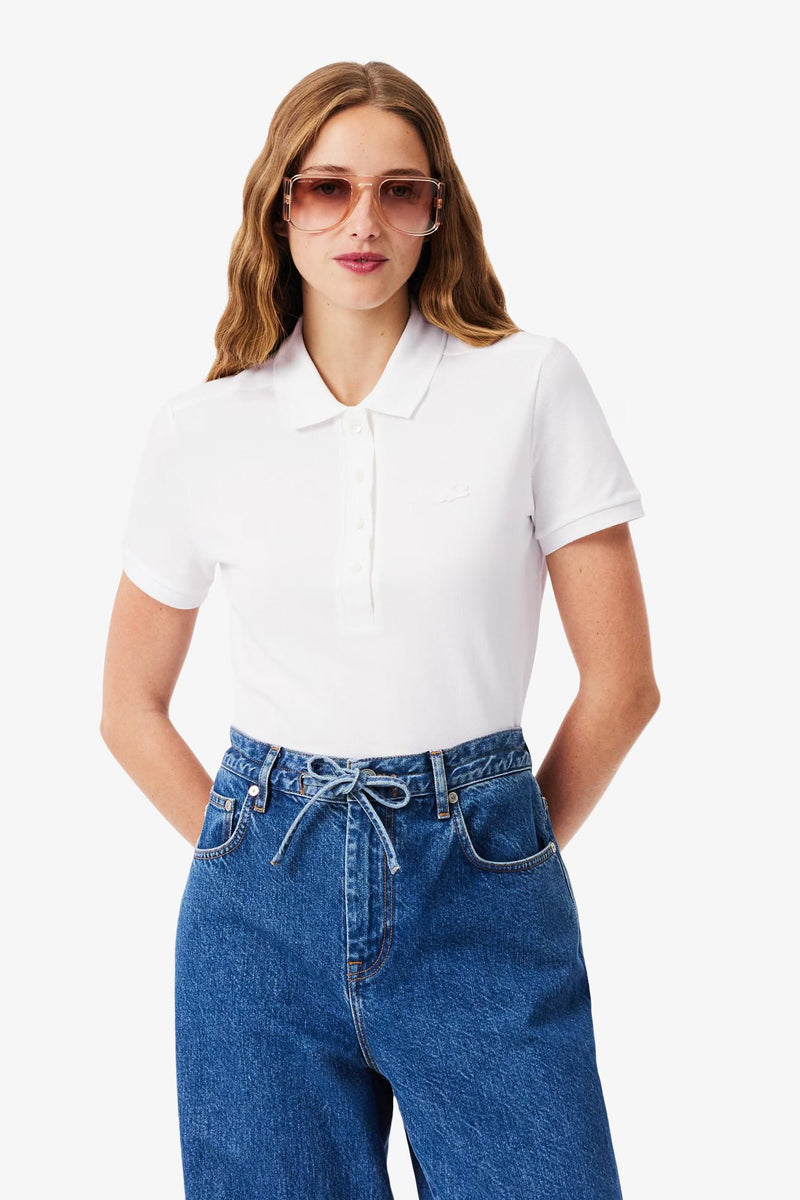 Carica immagine in Galleria Viewer, POLO DA DONNA IN PIQUÉ DI COTONE STRETCH LACOSTE SLIM FIT 
