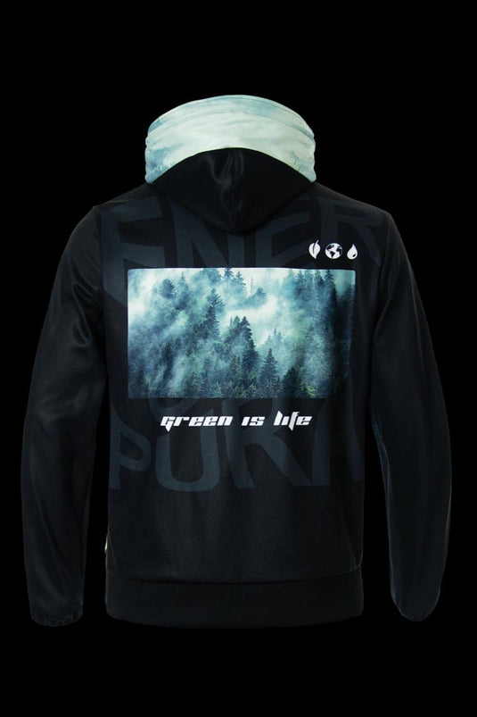 FELPA BERGA PRINTED ZIP 