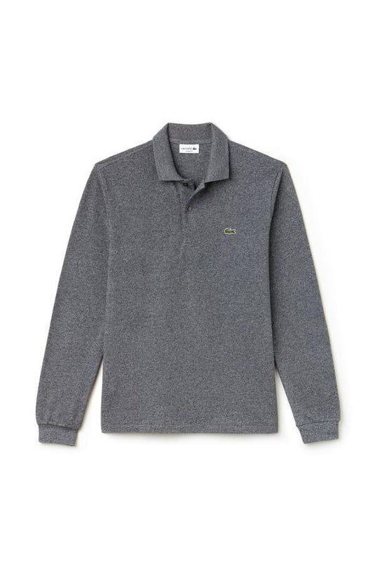POLO LACOSTE DI TAGLIO CLASSICO CON MANICHE LUNGHE IN PETIT PIQUÉ 