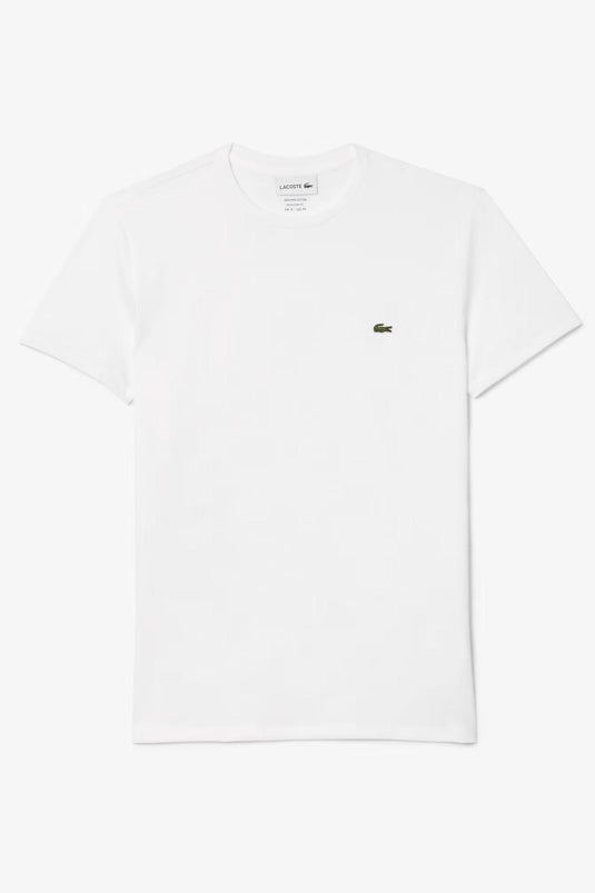 T-SHIRT A GIROCOLLO IN COTONE LACOSTE 