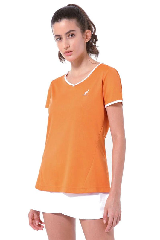 SLIT BACK T-SHIRT: AUSTRALIAN TENNIS 