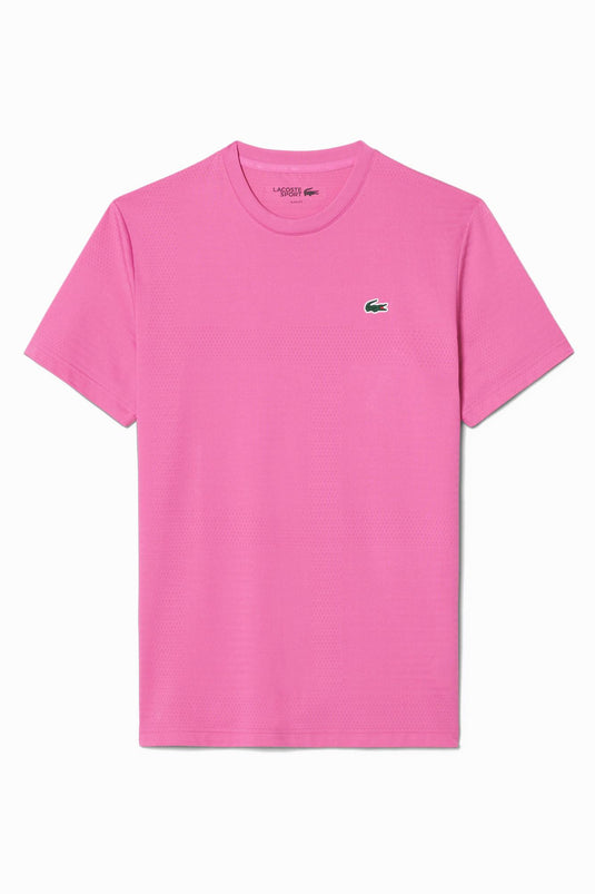 T-SHIRT TENNIS LACOSTE ULTRA DRY ELASTICIZZATA 