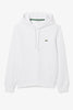 FELPA LACOSTE IN COTONE CON CAPPUCCIO