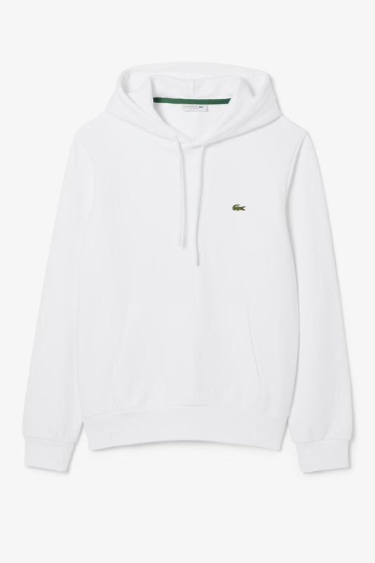 FELPA LACOSTE IN COTONE CON CAPPUCCIO 